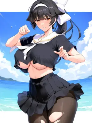 [Patreon] (Yeeting) takao (azur lane)(serafuku) (extra)(AI Generated)_031_31
