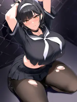 [Patreon] (Yeeting) takao (azur lane)(serafuku) (extra)(AI Generated)_043_43