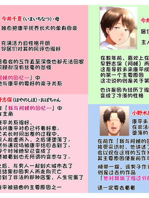 [イジイセ] 僕とおばちゃんの思い出は+その裏で母さんは・・・&After [中国翻訳][粗碼]_146