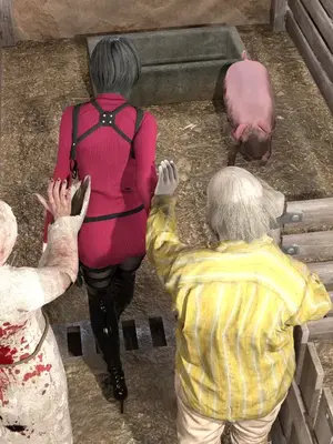 [Snow3D]Secret woman agent vs pig -chapter 1_00024