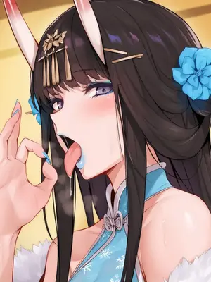 【ABYSOTH】Noshiro BBC blue lips oral [AI Generated]_a_008