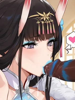 【ABYSOTH】Noshiro BBC blue lips oral [AI Generated]_a_082