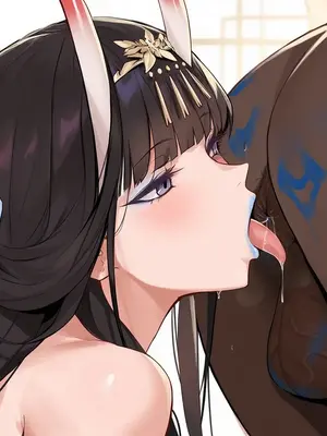 【ABYSOTH】Noshiro BBC blue lips oral [AI Generated]_b_022