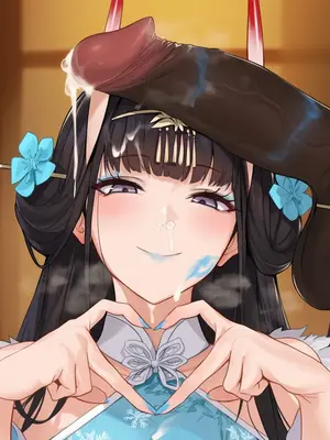 【ABYSOTH】Noshiro BBC blue lips oral [AI Generated]_d_030