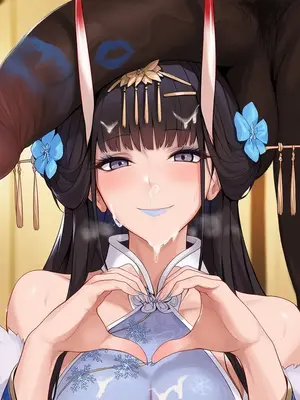 【ABYSOTH】Noshiro BBC blue lips oral [AI Generated]_d_033