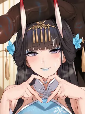 【ABYSOTH】Noshiro BBC blue lips oral [AI Generated]_d_034