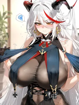 Patreon [ artist- A2 ] Aegir (azur lane) エーギル BBC sample_aegir022