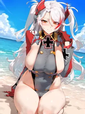 Patreon [ artist-A2] Prinz Eugen (azur lane) プリンツ・オイゲン BBC sample (Patreon)_prinz_eugen017