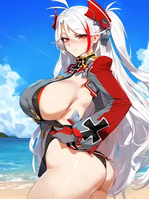 Patreon [ artist-A2] Prinz Eugen (azur lane) プリンツ・オイゲン BBC sample (Patreon)_prinz_eugen019