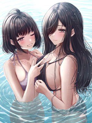 [みっつまん (norino)] その年の離れた黒髪姉妹とお〇こする話_41_resampled