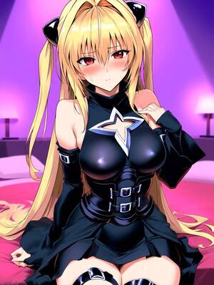 [patreon](yeeting) konjiki no yami (to love-ru)(cat lingerie)(ai generated)_103_16