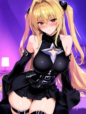 [patreon](yeeting) konjiki no yami (to love-ru)(cat lingerie)(ai generated)_104_17