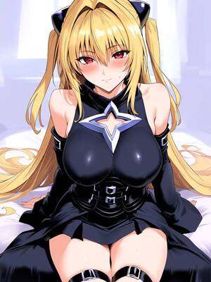 [patreon](yeeting) konjiki no yami (to love-ru)(cat lingerie)(ai generated)_107_20