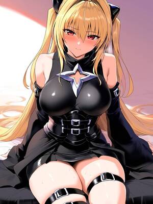 [patreon](yeeting) konjiki no yami (to love-ru)(cat lingerie)(ai generated)_108_21