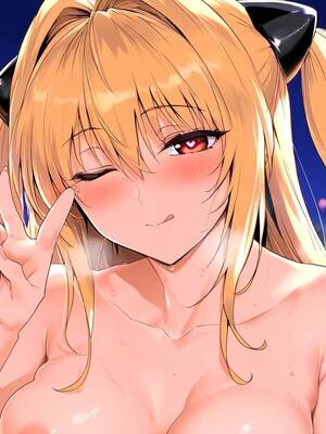 [patreon](yeeting) konjiki no yami (to love-ru)(cat lingerie)(ai generated)_492_405