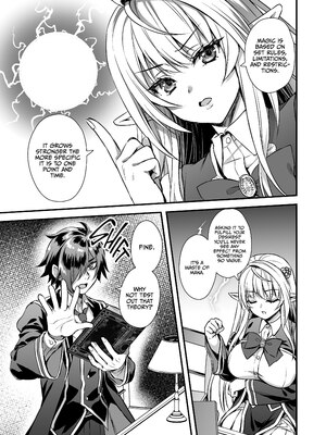 [あいがも堂(あやかわりく)] 魔法学院の落ちこぼれ。天才エルフ少女に全裸解放の魔法をかけてみた [英文] [無修正] [DL版]_009