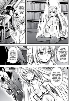 [あいがも堂(あやかわりく)] 魔法学院の落ちこぼれ。天才エルフ少女に全裸解放の魔法をかけてみた [英文] [無修正] [DL版]_049