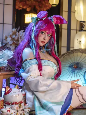 KANEKO_咔喵 - 英雄联盟 阿狸 灵魂莲华_11