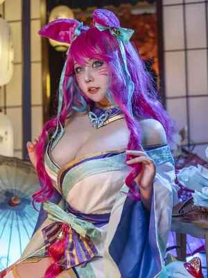 KANEKO_咔喵 - 英雄联盟 阿狸 灵魂莲华_12