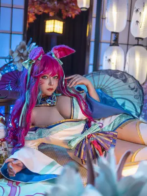 KANEKO_咔喵 - 英雄联盟 阿狸 灵魂莲华_13