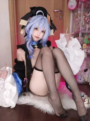 蜜汁猫裘 - 原神 甘雨 国风小僵尸_23