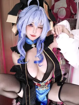 蜜汁猫裘 - 原神 甘雨 国风小僵尸_47