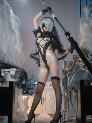 阿薰kaOri - 2B黑花嫁_72