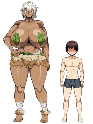 [クランキー屋 (くらんきー)] 無人島でデカ尻ムチムチアマゾネスさんと汗だくSEX_50