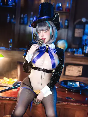 阿薰kaOri - 碧蓝航线 柴郡 魔术师_11