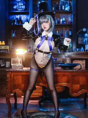 阿薰kaOri - 碧蓝航线 柴郡 魔术师_47