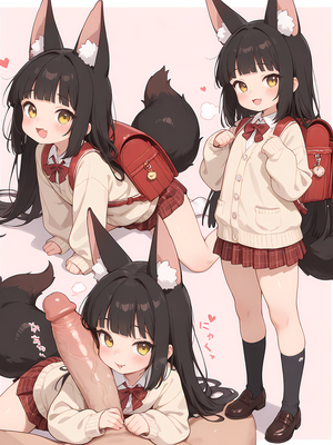 [AI Generated] [NagatoPapa] 女兒幼妻長門醬的早晨運動_39