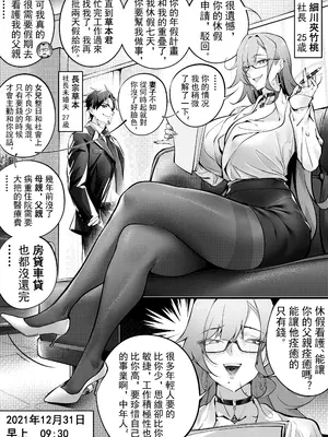 [BUBISHI (南拳蟑狼)] 7日間で、傲慢な上司を自分だけの肉便器に変えろう｜七日內、把傲慢女上司調教成專屬肉便器 [中文]_03