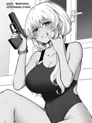 [ヴィヴィ堂 (クマ作民三)] 競泳水着ギャルちゃん｜穿競賽泳裝的辣妹 [中国翻訳] [DL版]_25