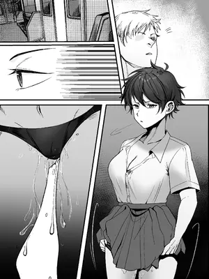 [在鮫] ボーイッシュ女子に電車で…_14