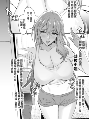 [拡張パーツ (遠藤良危)] 友達のギャルママ(バツイチ、爆乳)は息子に隠れて俺のデカチンを食いまくる。 [中国翻訳]_gal_mama_002