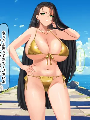 [なのはなジャム (キサラギツルギ)] 気が強いパワハラ女上司と無人島で二人きり〜巨根で立場逆転たっぷりワカらせオナホ奴●化〜_047