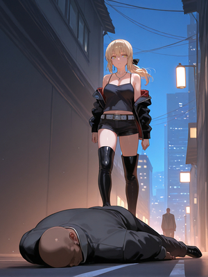 [Tsukinoo] アルトリア・オルタ-誇り高き騎士王、黒き巨躯に絡め取られた夜～_073