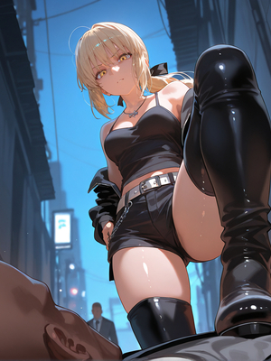 [Tsukinoo] アルトリア・オルタ-誇り高き騎士王、黒き巨躯に絡め取られた夜～_076