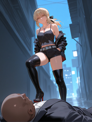 [Tsukinoo] アルトリア・オルタ-誇り高き騎士王、黒き巨躯に絡め取られた夜～_077