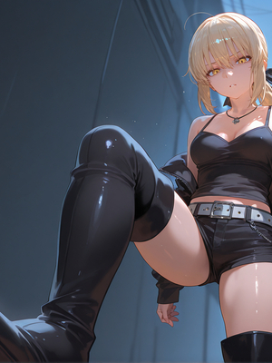 [Tsukinoo] アルトリア・オルタ-誇り高き騎士王、黒き巨躯に絡め取られた夜～_079