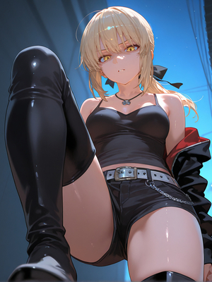 [Tsukinoo] アルトリア・オルタ-誇り高き騎士王、黒き巨躯に絡め取られた夜～_083