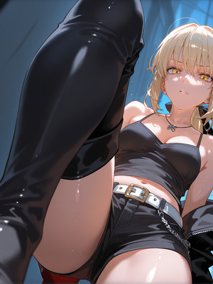 [Tsukinoo] アルトリア・オルタ-誇り高き騎士王、黒き巨躯に絡め取られた夜～_084