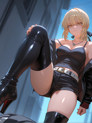 [Tsukinoo] アルトリア・オルタ-誇り高き騎士王、黒き巨躯に絡め取られた夜～_086