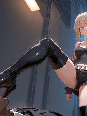 [Tsukinoo] アルトリア・オルタ-誇り高き騎士王、黒き巨躯に絡め取られた夜～_087