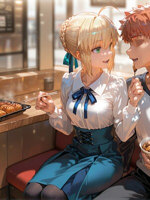 [Tsukinoo] 異端特異点の秘話 ～アルトリア、太った男の罠に落ちる純潔の騎士～_013