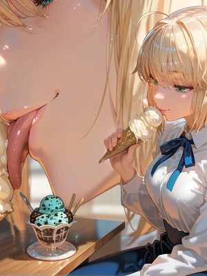 [Tsukinoo] 異端特異点の秘話 ～アルトリア、太った男の罠に落ちる純潔の騎士～_026