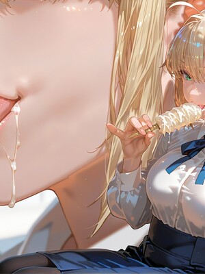 [Tsukinoo] 異端特異点の秘話 ～アルトリア、太った男の罠に落ちる純潔の騎士～_031