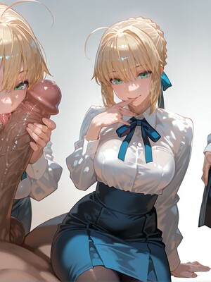 [Tsukinoo] 異端特異点の秘話 ～アルトリア、太った男の罠に落ちる純潔の騎士～_034