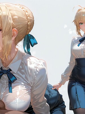 [Tsukinoo] 異端特異点の秘話 ～アルトリア、太った男の罠に落ちる純潔の騎士～_042