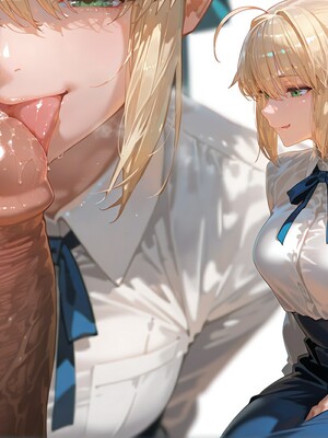 [Tsukinoo] 異端特異点の秘話 ～アルトリア、太った男の罠に落ちる純潔の騎士～_065